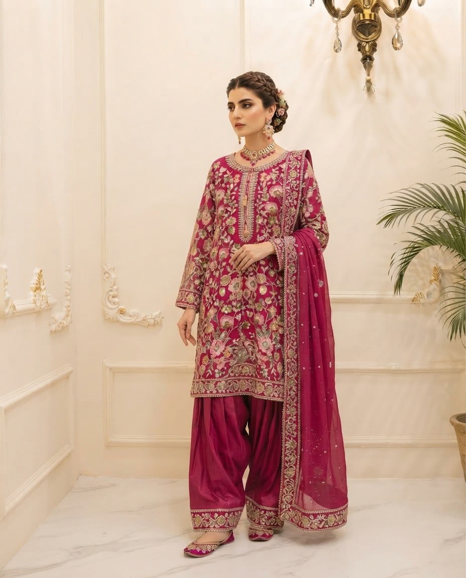 Chiffon Embroidered 3 pc BFO-FZ