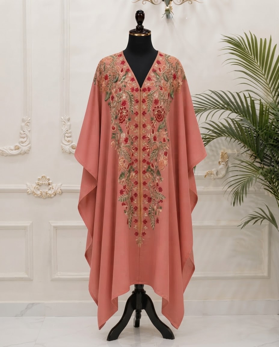Pashmina Kashmiri Cape Shawl BFO-AZM