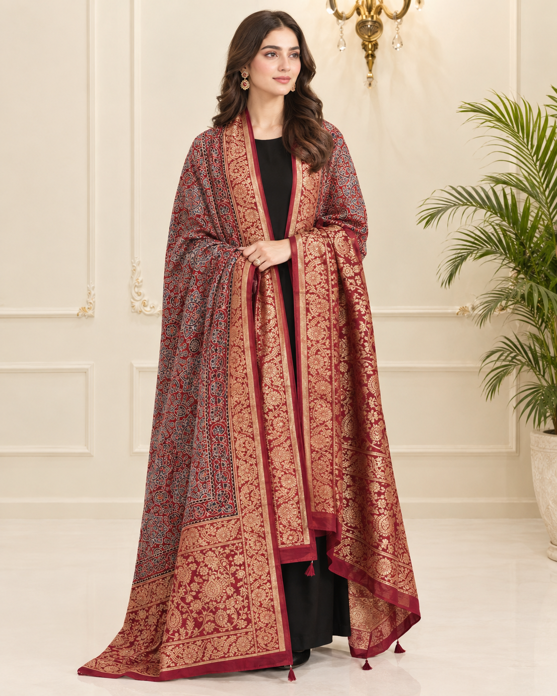 Silk Banarasi Dupatta