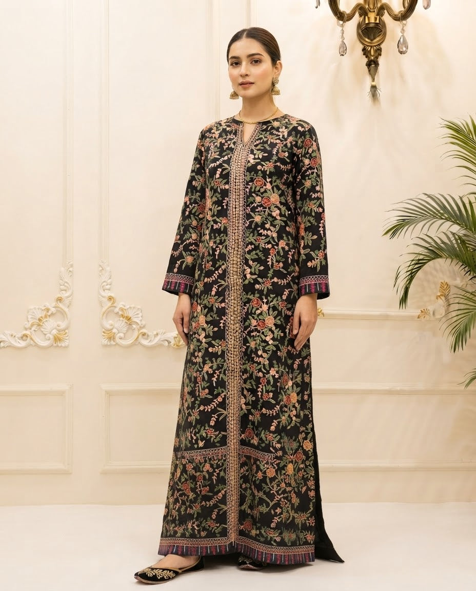 Pashmina Embroidered Stitched 2pc Suit BFO-MNLS