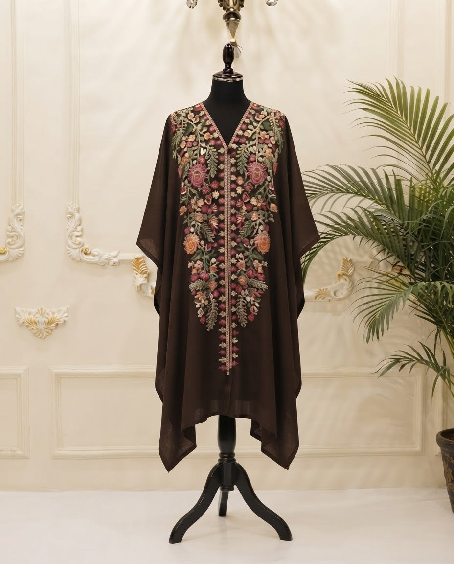 Pashmina Kashmiri Cape Shawl BFO-AZM