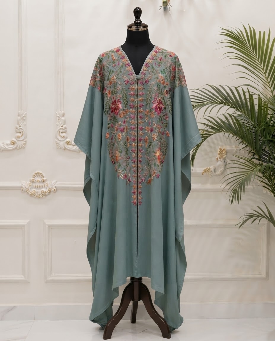 Pashmina Kashmiri Cape Shawl BFO-AZM