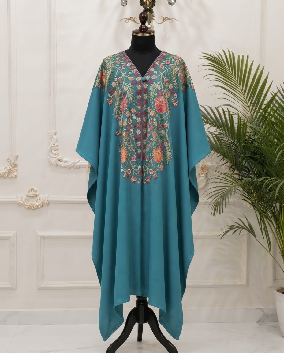 Pashmina Kashmiri Cape Shawl BFO-AZM