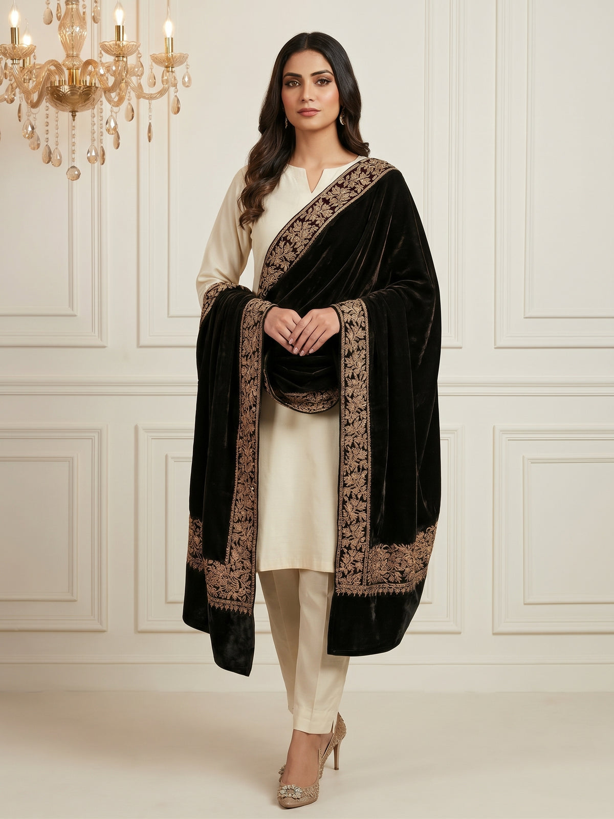 Velvet Shawl BFO-AZM