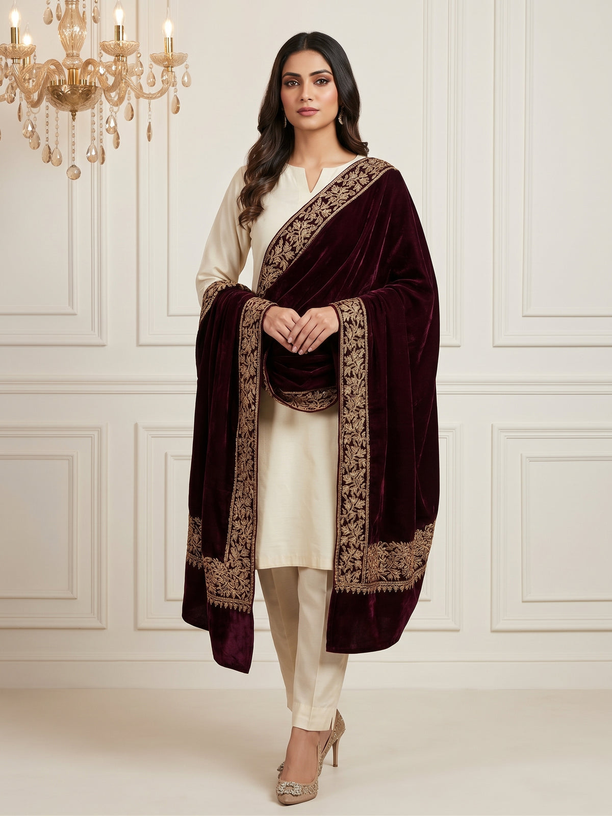 Velvet Shawl BFO-AZM