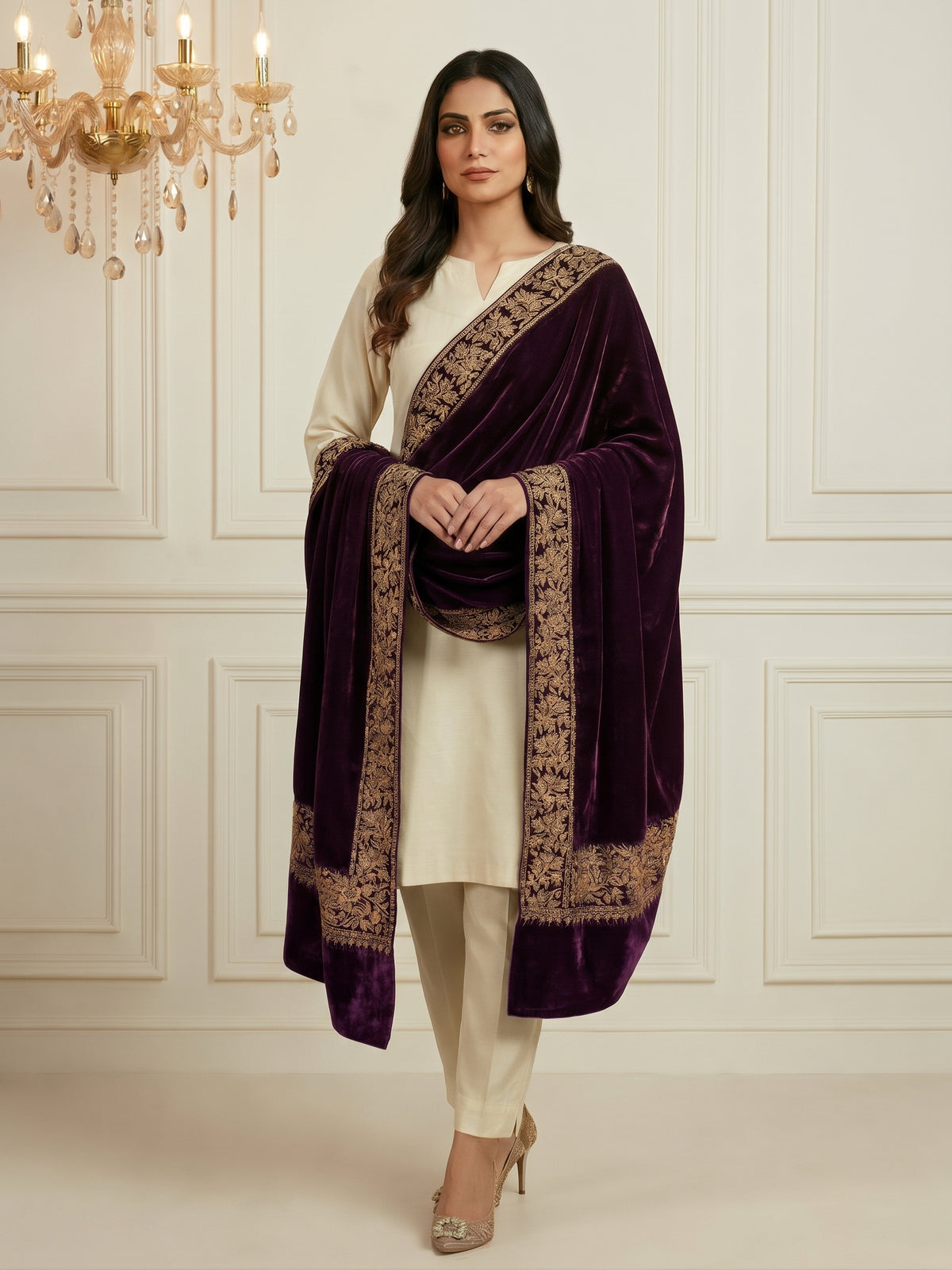 Velvet Shawl BFO-AZM