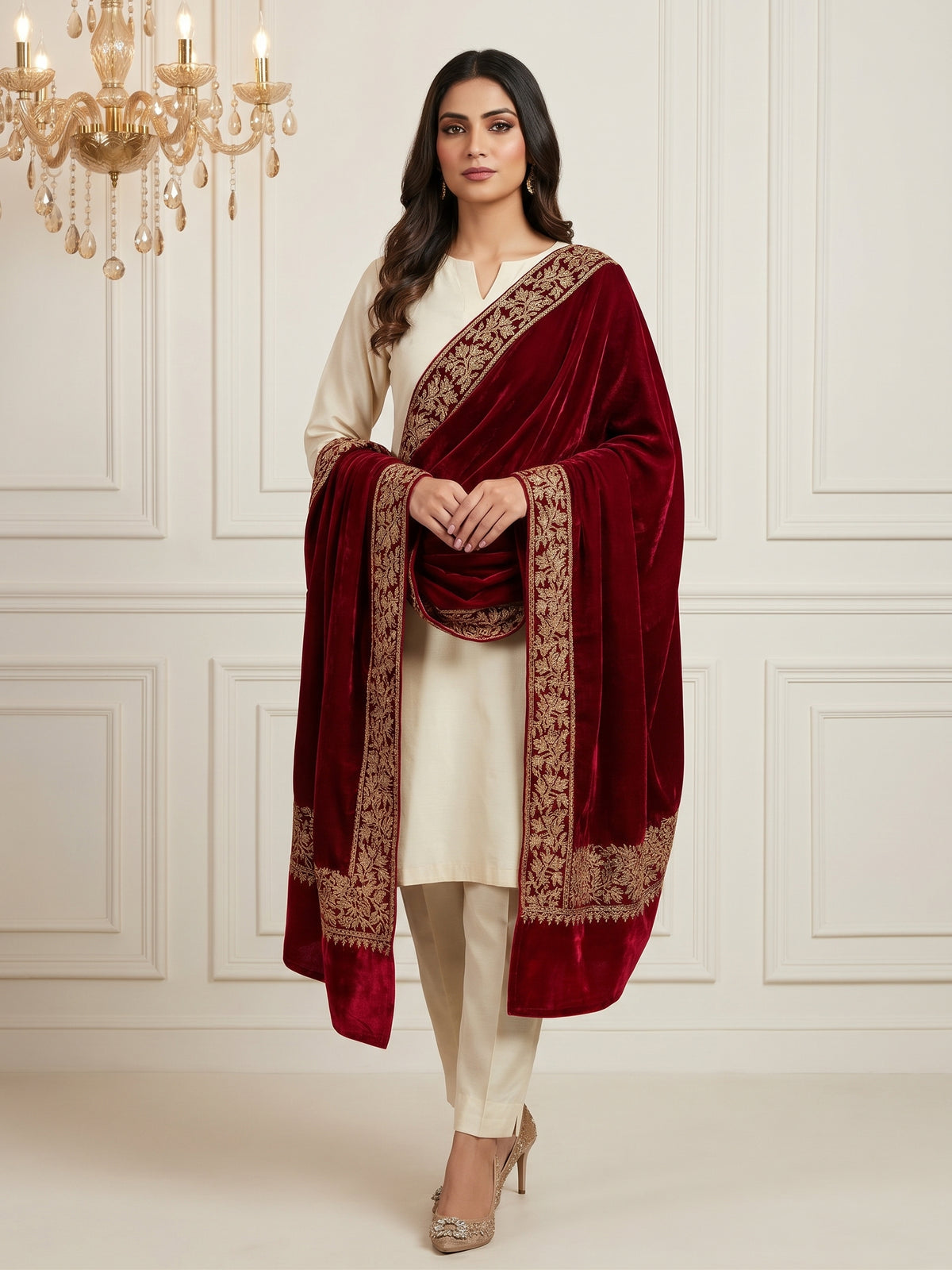 Velvet Shawl BFO-AZM