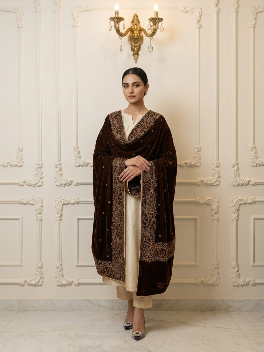 Velvet Shawl BFO-AZM