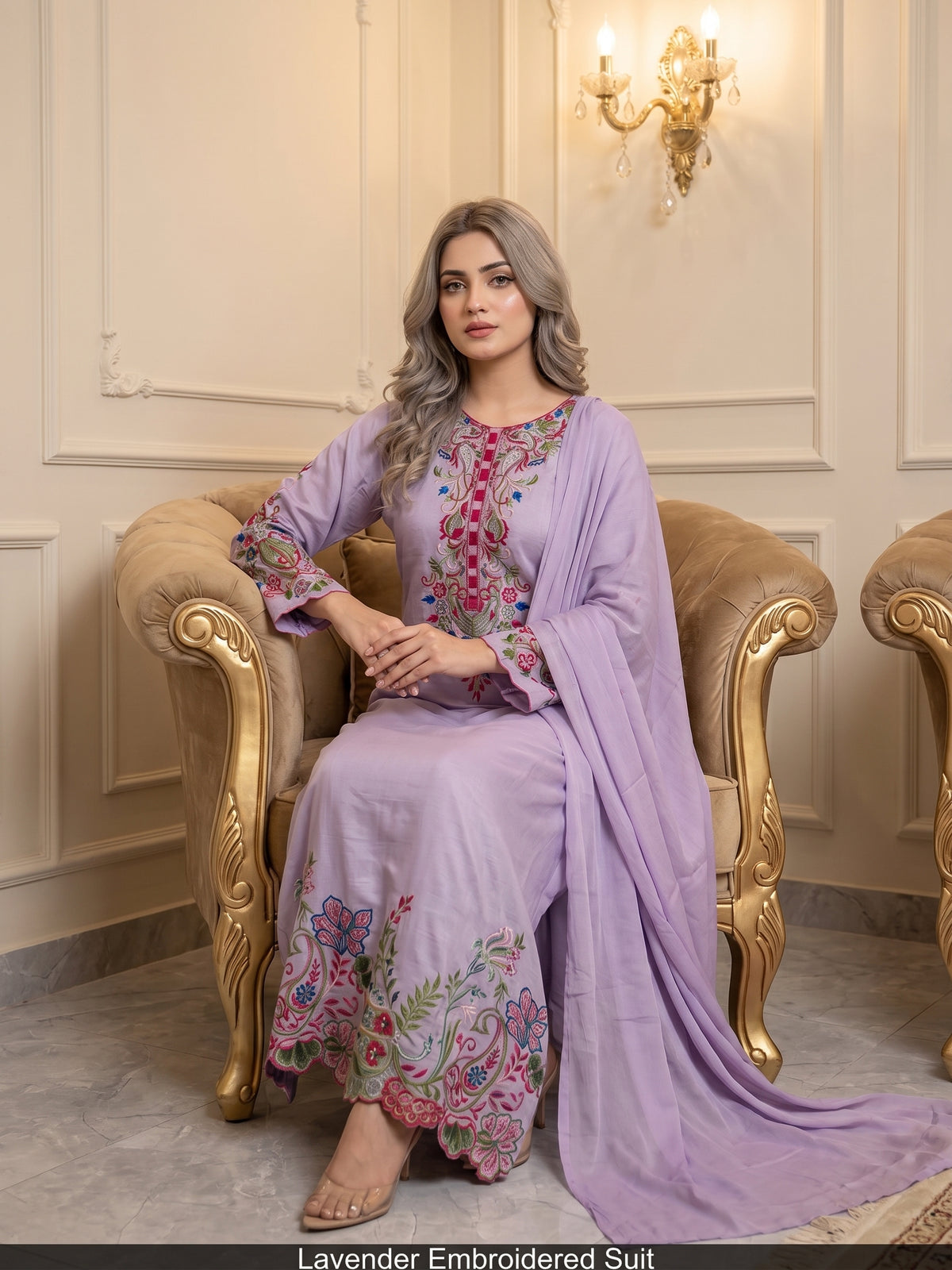 BFO XX - ETH-ADN Pure raw Silk kaftan 3pc fully Lined