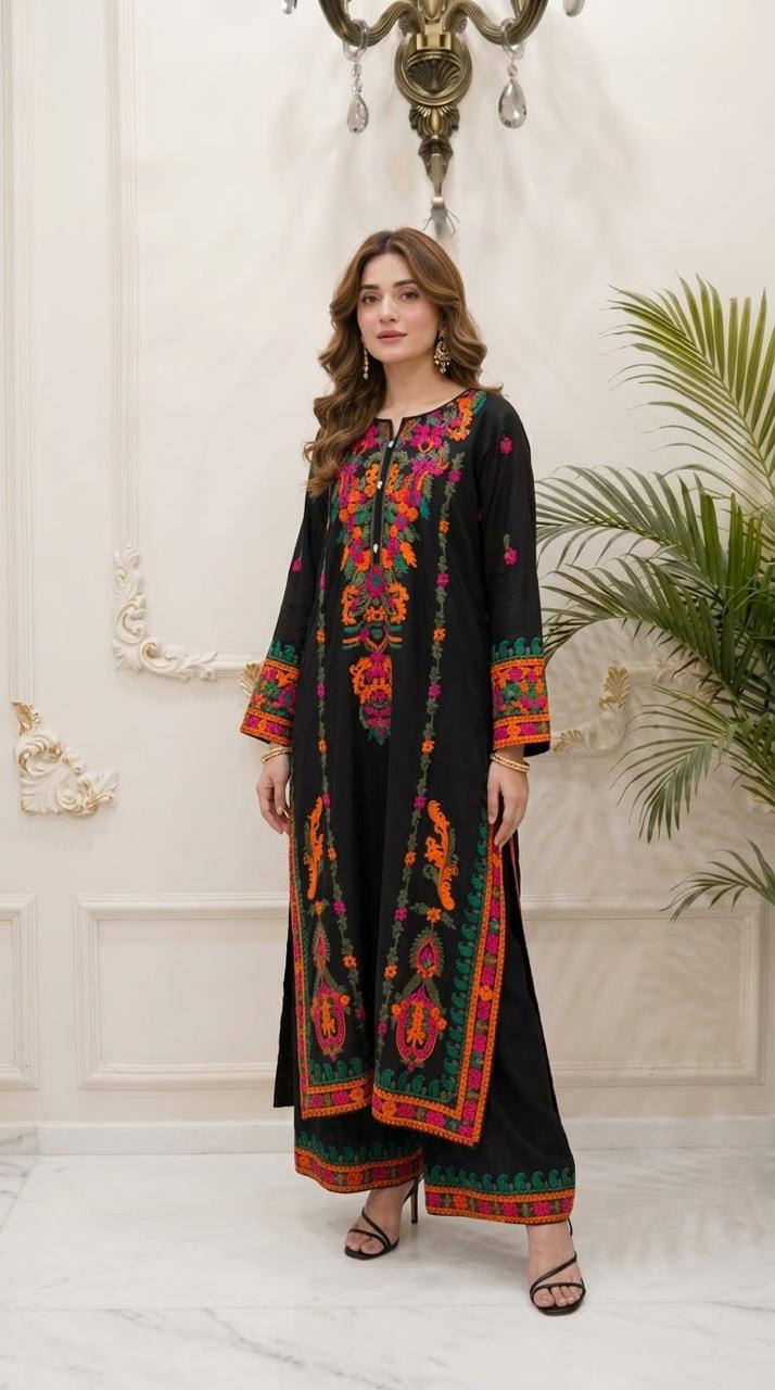 Linen Embroidered 2pc BFO-ILA