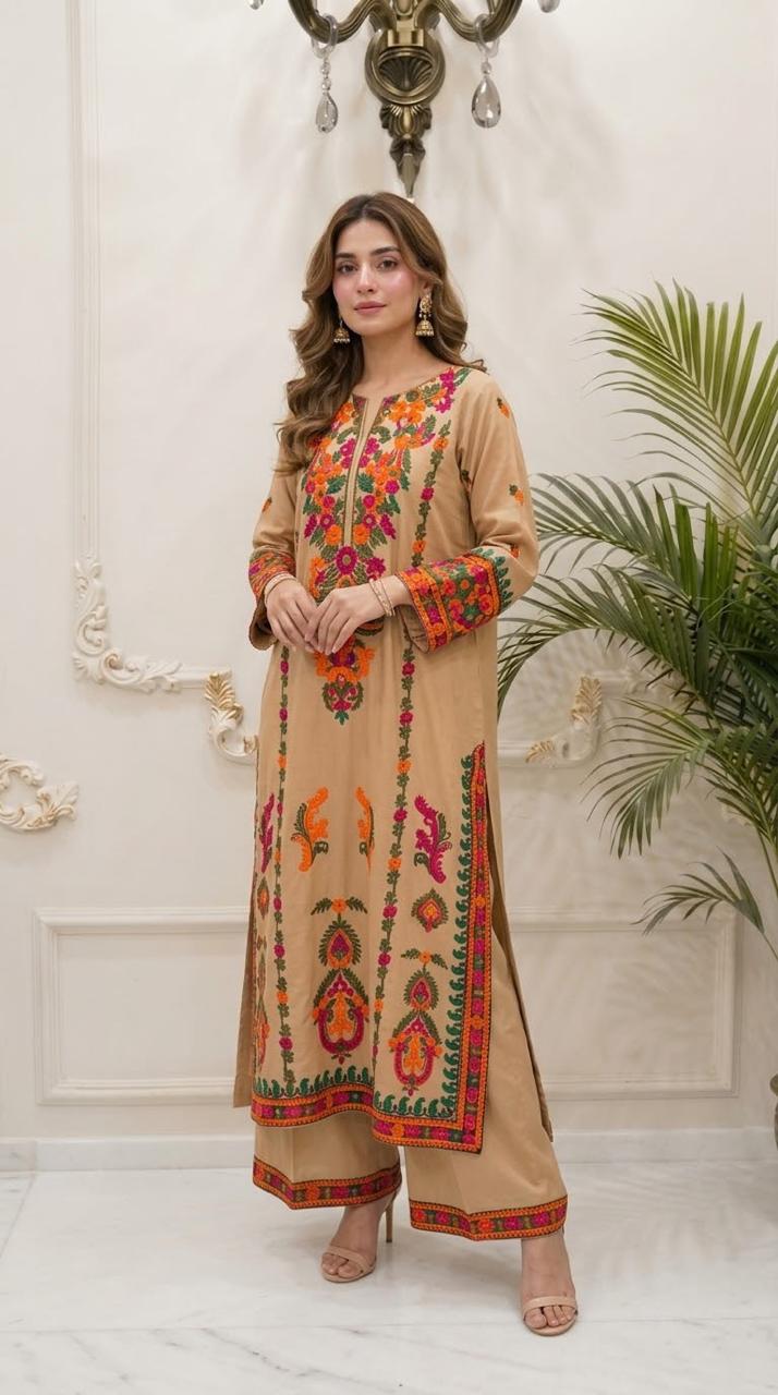 Linen Embroidered 2pc BFO-ILA