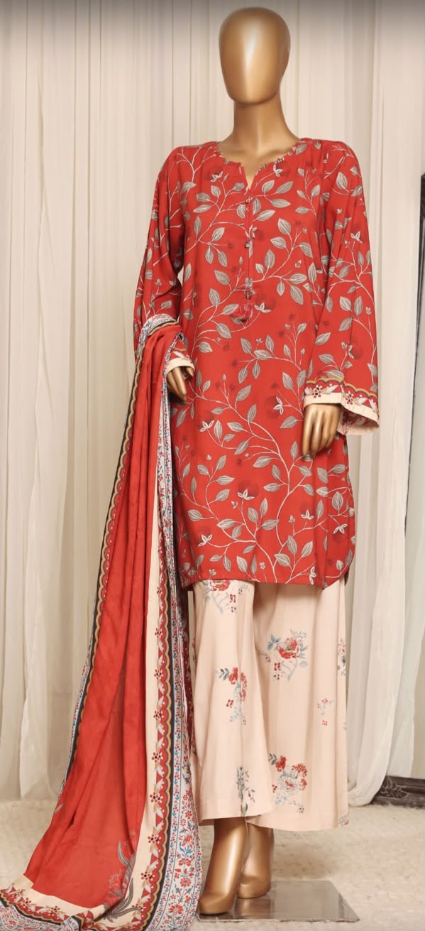 Sadabahar Linen printed 3pc BFO-SDBR