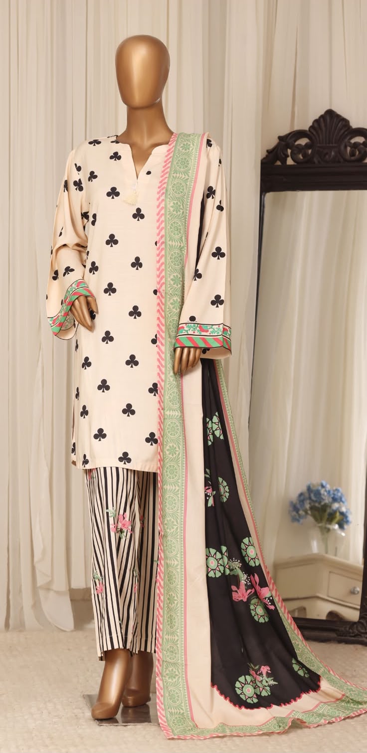 Sadabahar Linen printed 3pc BFO-SDBR