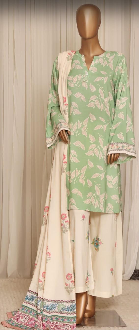 Sadabahar Linen printed 3pc BFO-SDBR