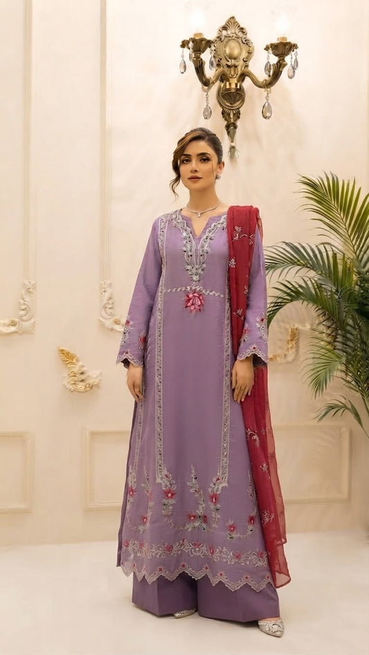 Pure Russian Silk Fully Lined 3pc BFO-MNLS