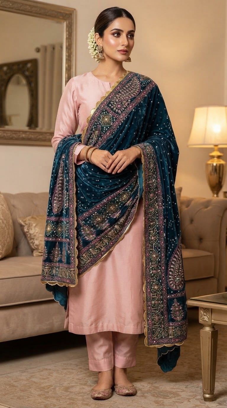 Velvet Shawl BFO-AZM