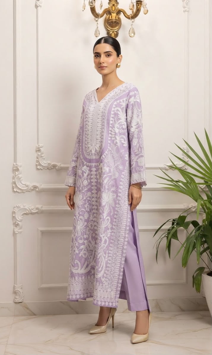 Linen Heavy Embriodery 2pc-BFO-EE-ILA