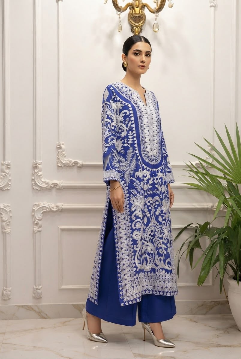 Linen Heavy Embriodery 2pc-BFO-EE-ILA