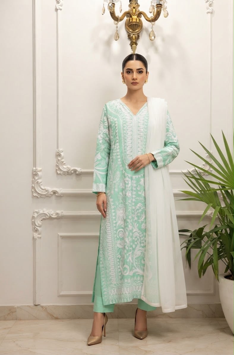 Linen Heavy Embriodery 2pc-BFO-EE-ILA