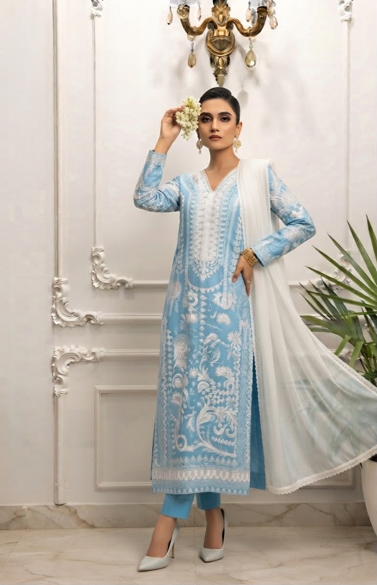 Linen Heavy Embriodery 2pc-BFO-EE-ILA