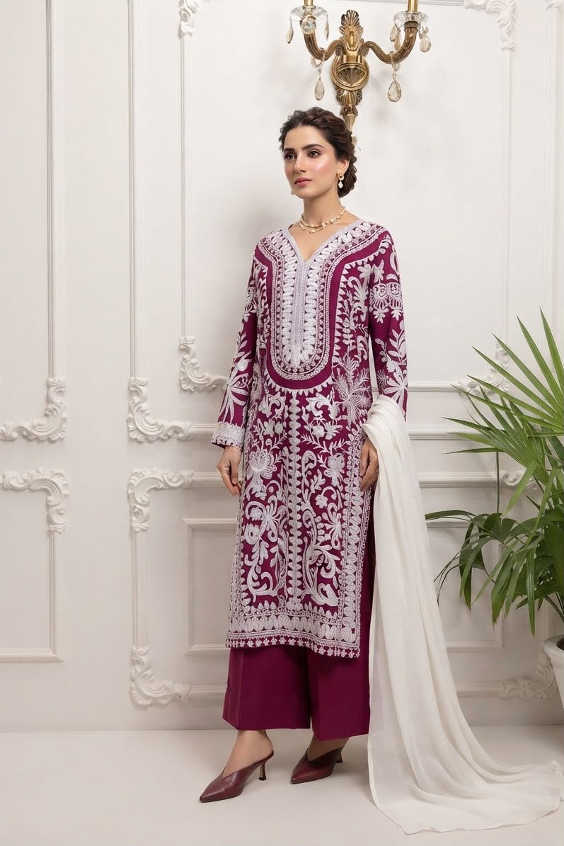 Linen Heavy Embriodery 2pc-BFO-EE-ILA