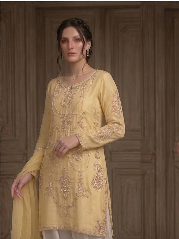 Pure Sheesha Silk Fully Lined 3pc BFO-ETH-ILA