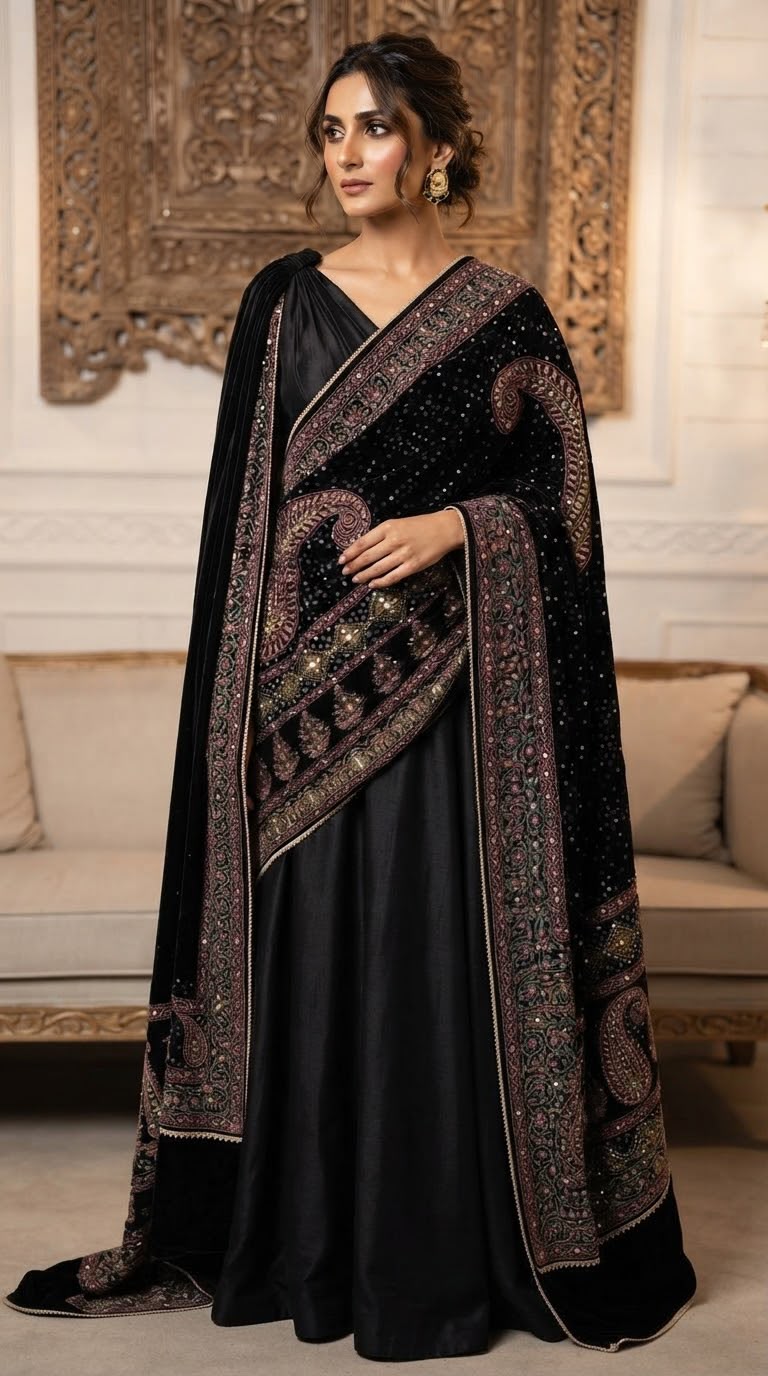 Velvet Shawl BFO-AZM