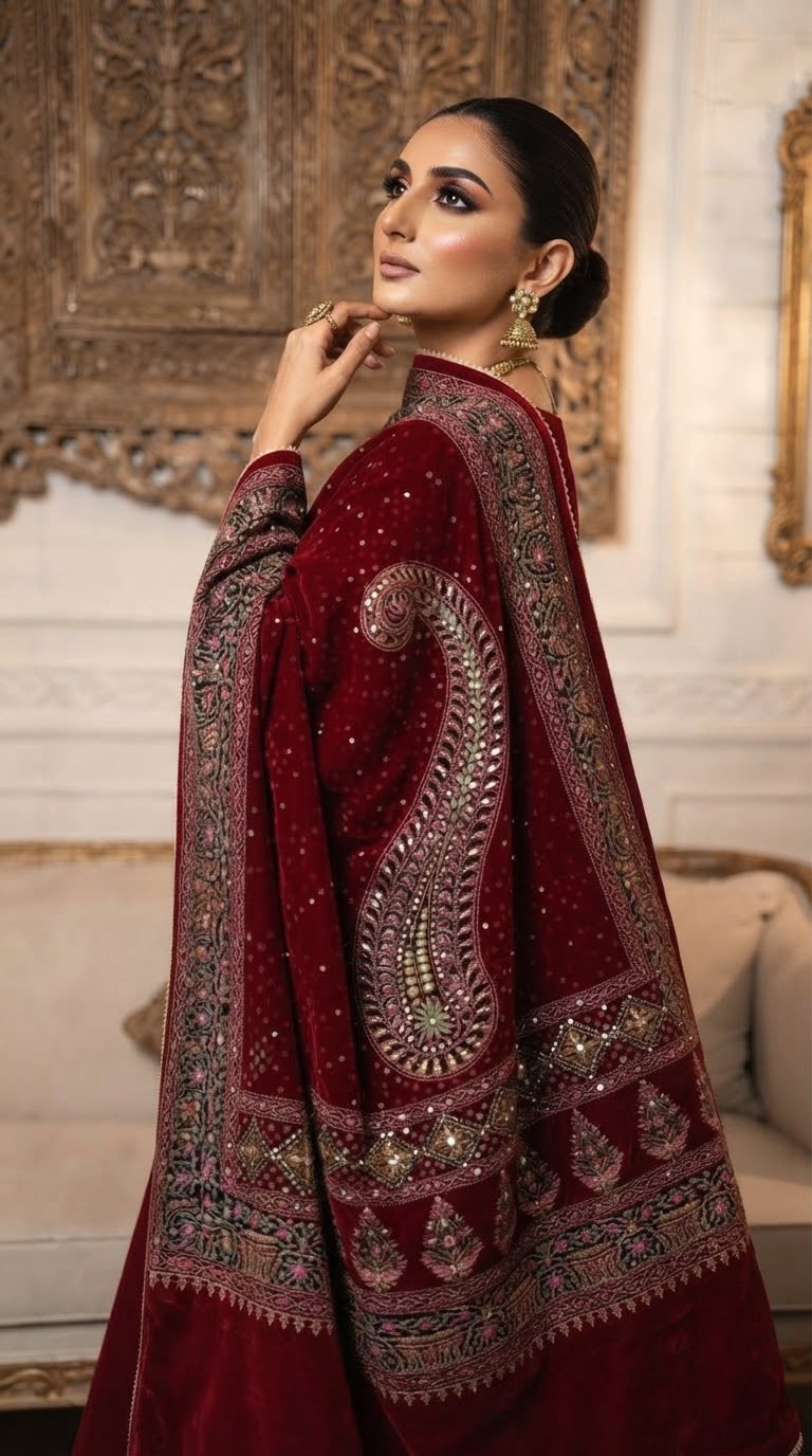 Velvet Shawl BFO-AZM