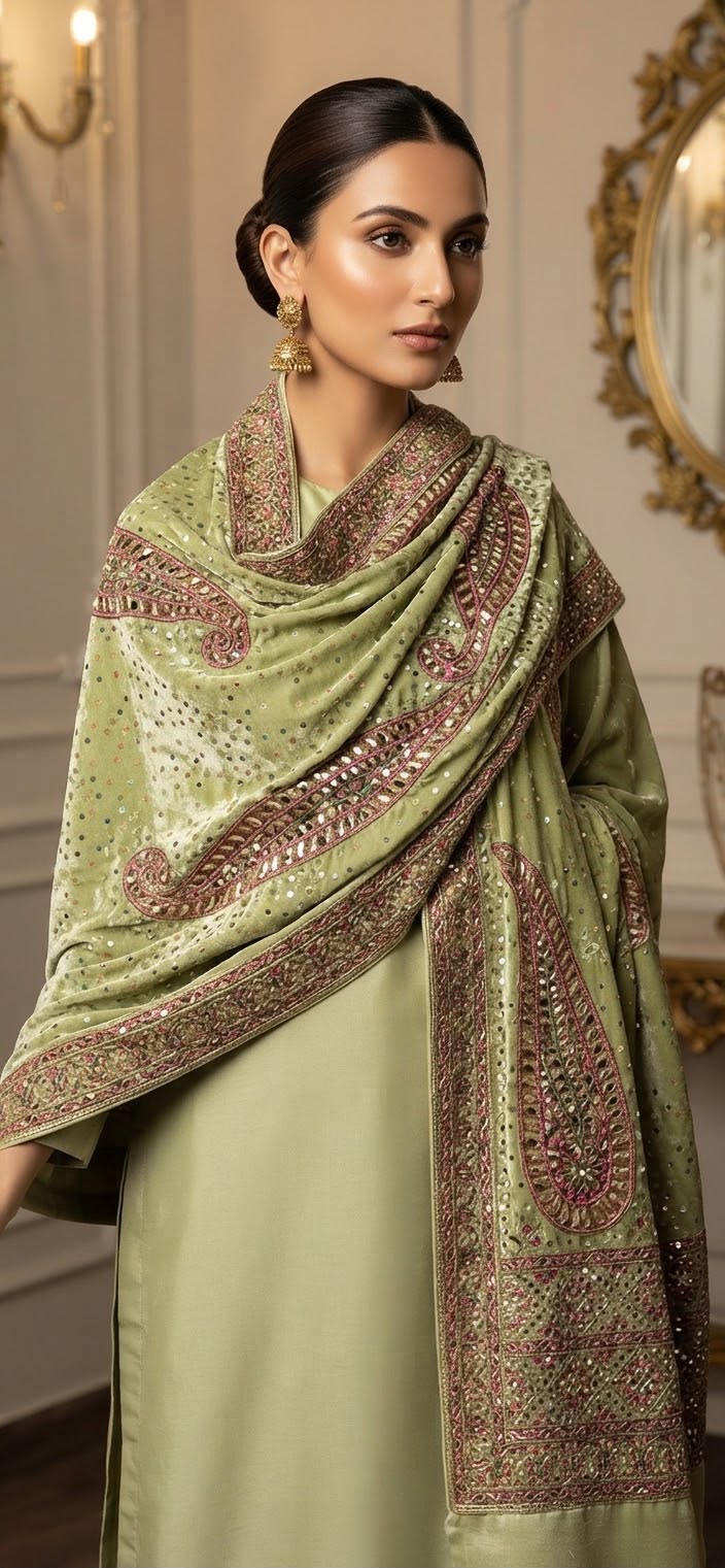 Velvet Shawl BFO-AZM