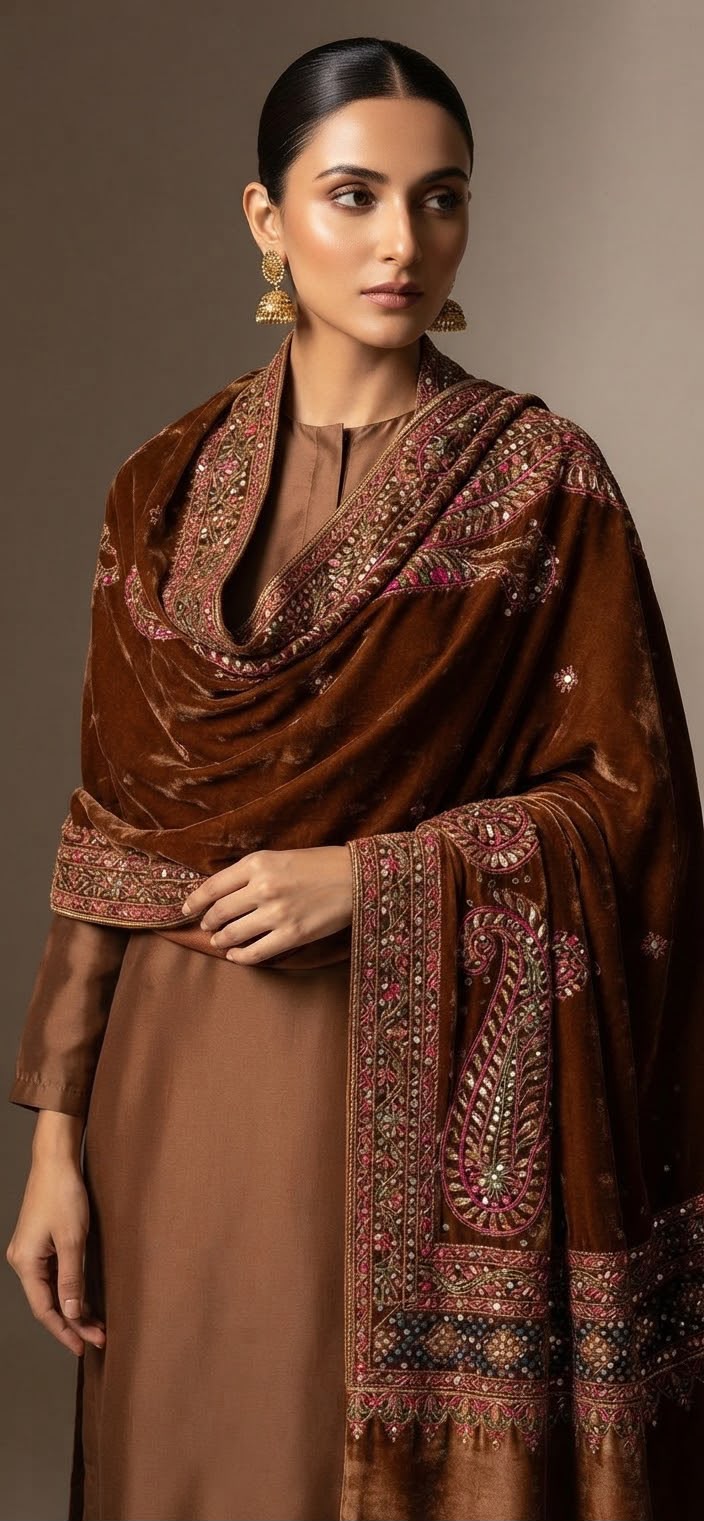 Velvet Shawl BFO-AZM