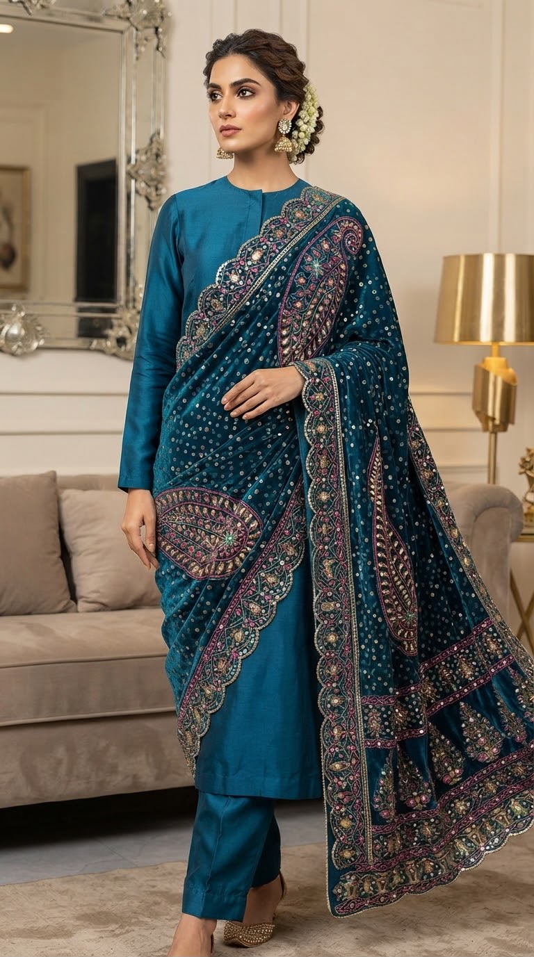 Velvet Shawl BFO-AZM