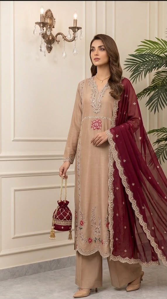 Pure Russian Silk Fully Lined 3pc BFO-MNLS
