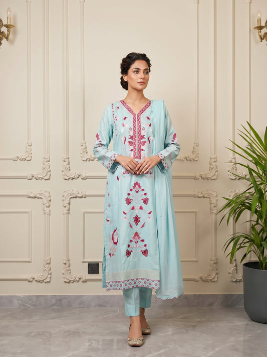 3Pc kaftan Stiched