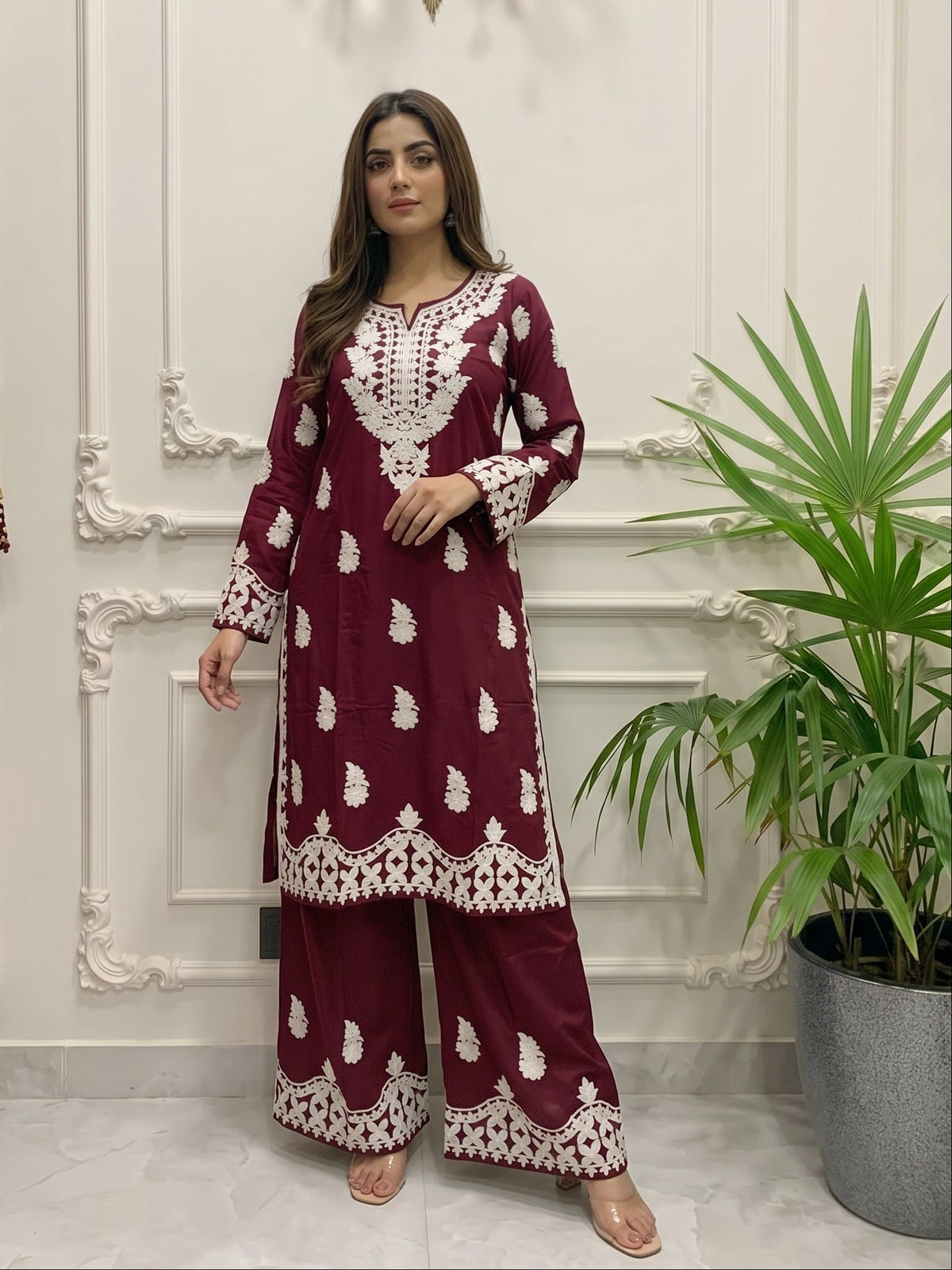 Linen Embroidered 2pc BFO-ILA