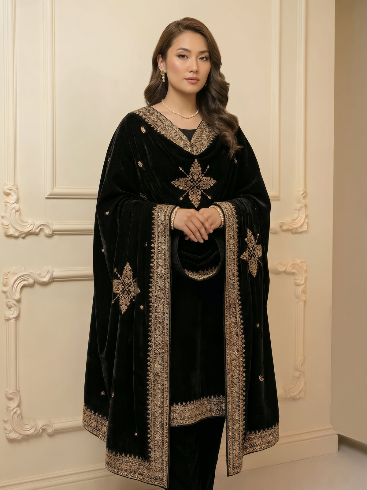 Velvet Shawl BFO-AZM