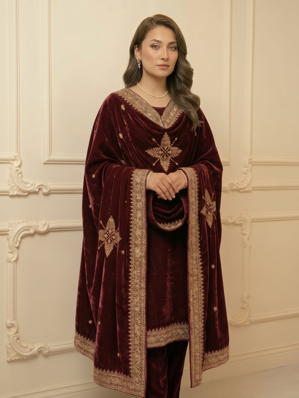 Velvet Shawl BFO-AZM