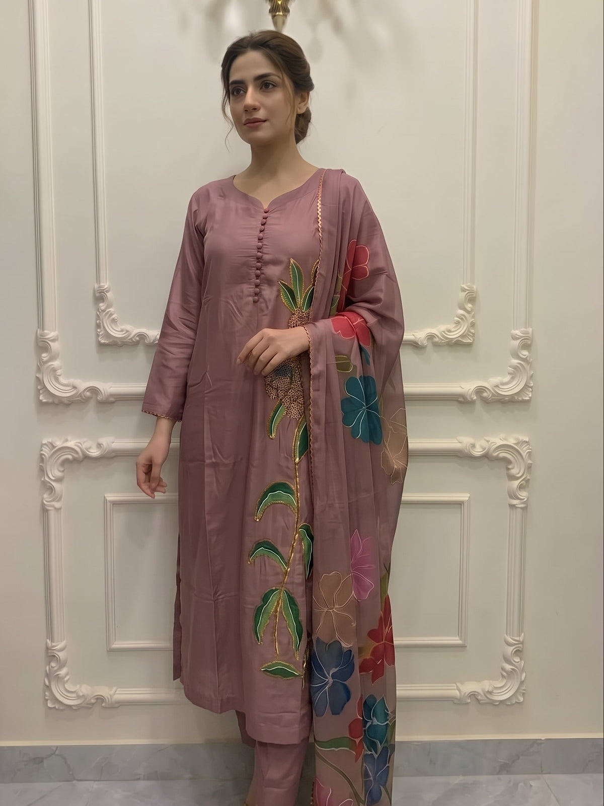 Pure Raw Silk 3Pc BFO-MNLS