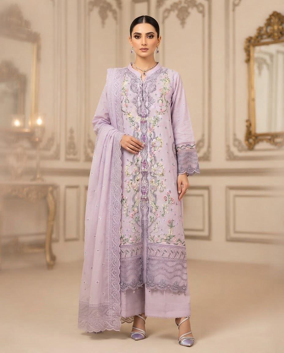 Cotton Embroidered 3pc BFO-FZ